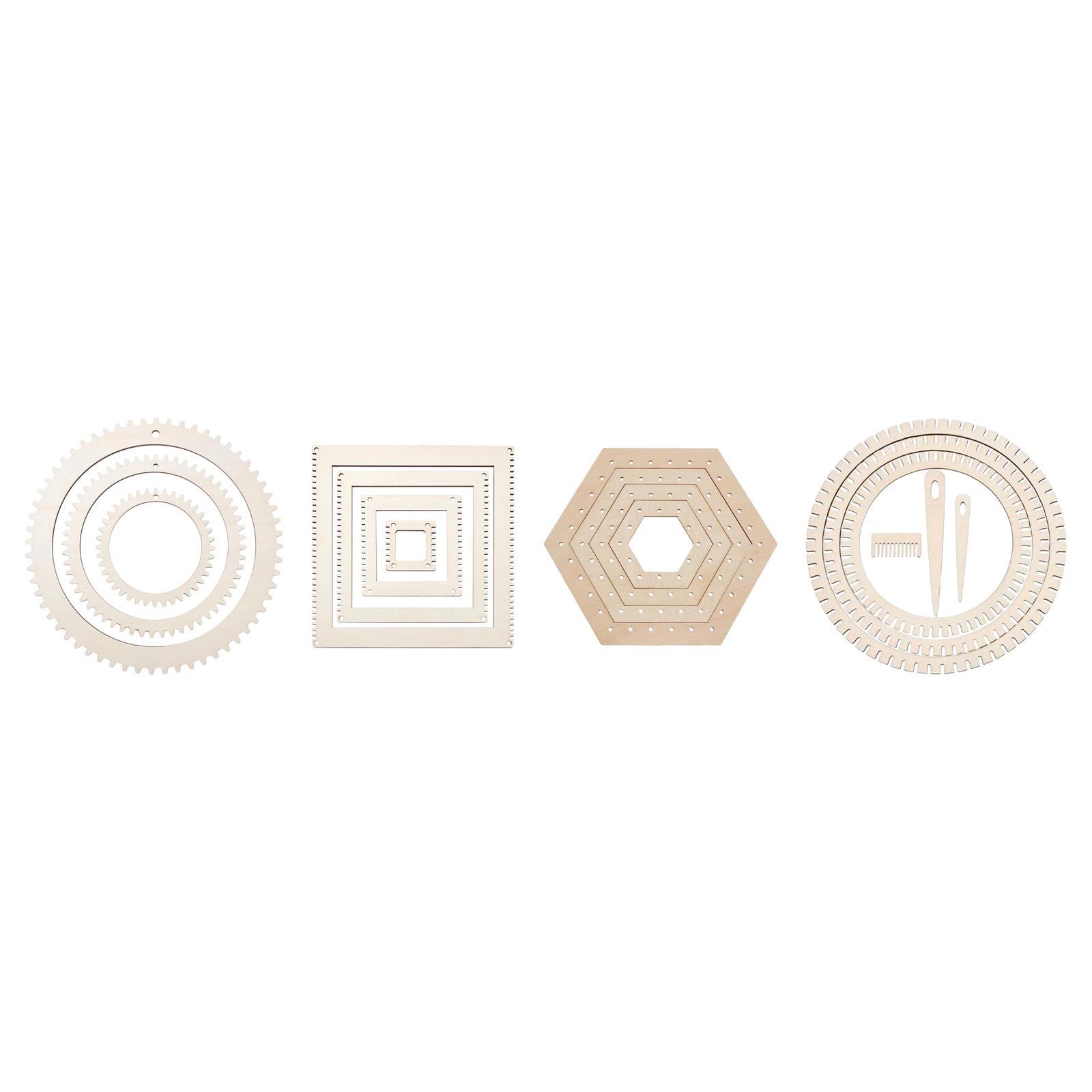 Loom Weaving Frame - Wooden Weaving Looms Kit DIY Craft