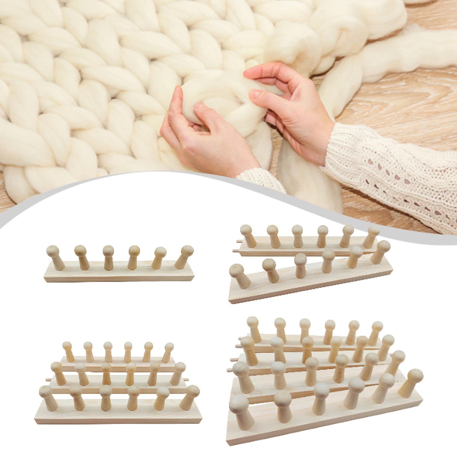 Loom Weaving Frame - Chunky Yarn Weaving Loom Wooden Frame