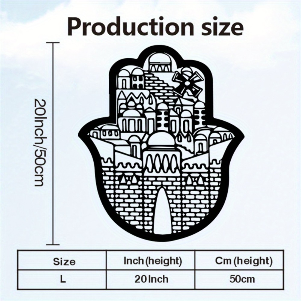 Art & Craft Hari Raya - CIFBUY Jerusalem Holy City Metal Wall