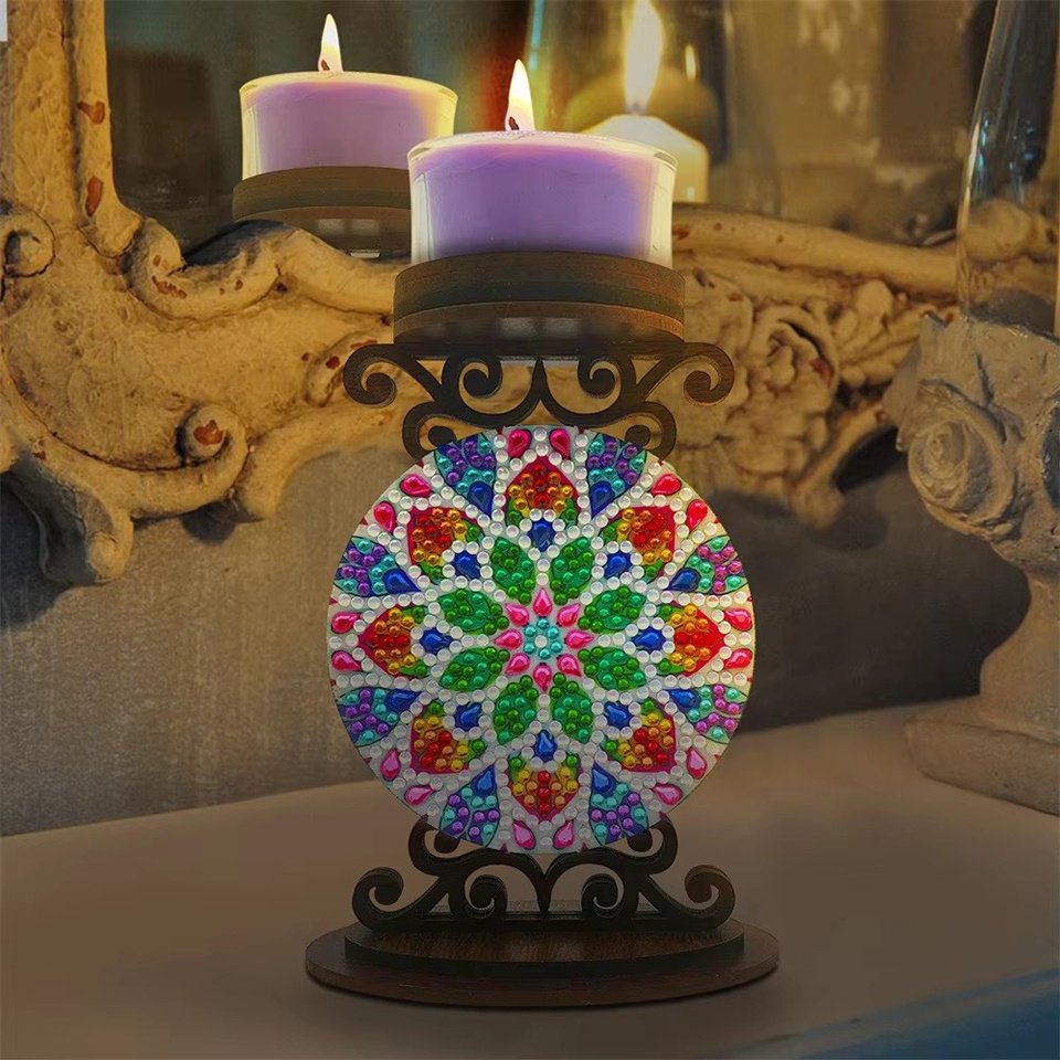 Flower candle holder Halloween - Art Craft Flower 评论和价格