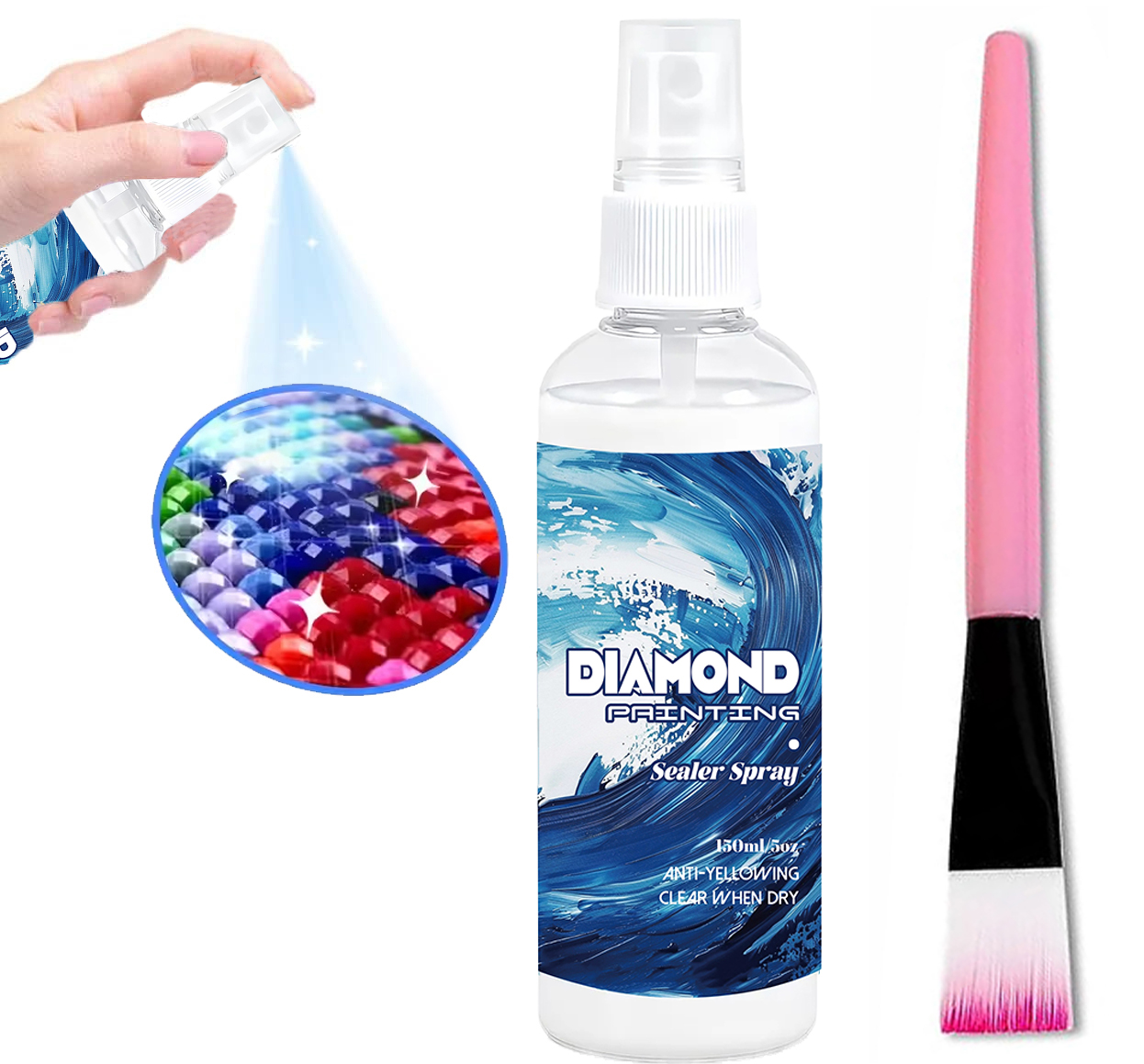 150ml Diamond Painting Sealant - Art Craft Glue 评论和价格