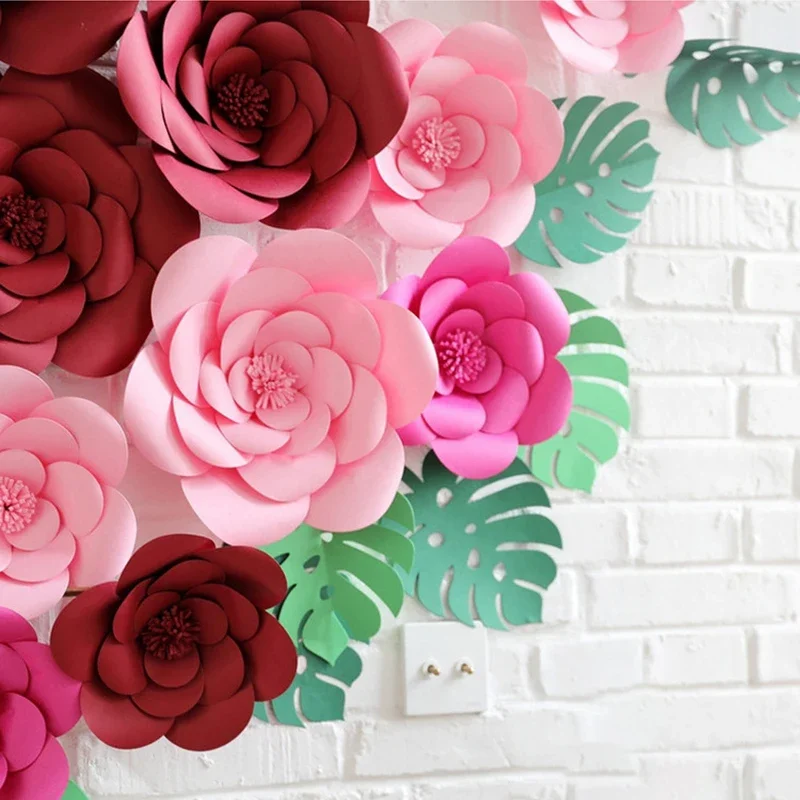DIY Artificial Large Paper Ros - Art Craft Event 评论和价格