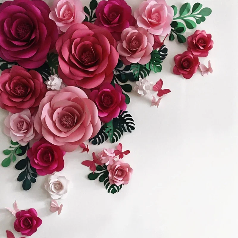 DIY Artificial Large Paper Ros - Art Craft Event 评论和价格