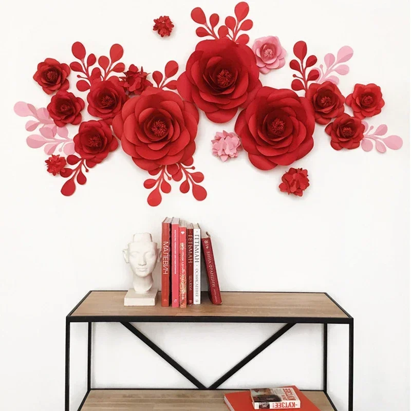 DIY Artificial Large Paper Ros - Art Craft Event 评论和价格
