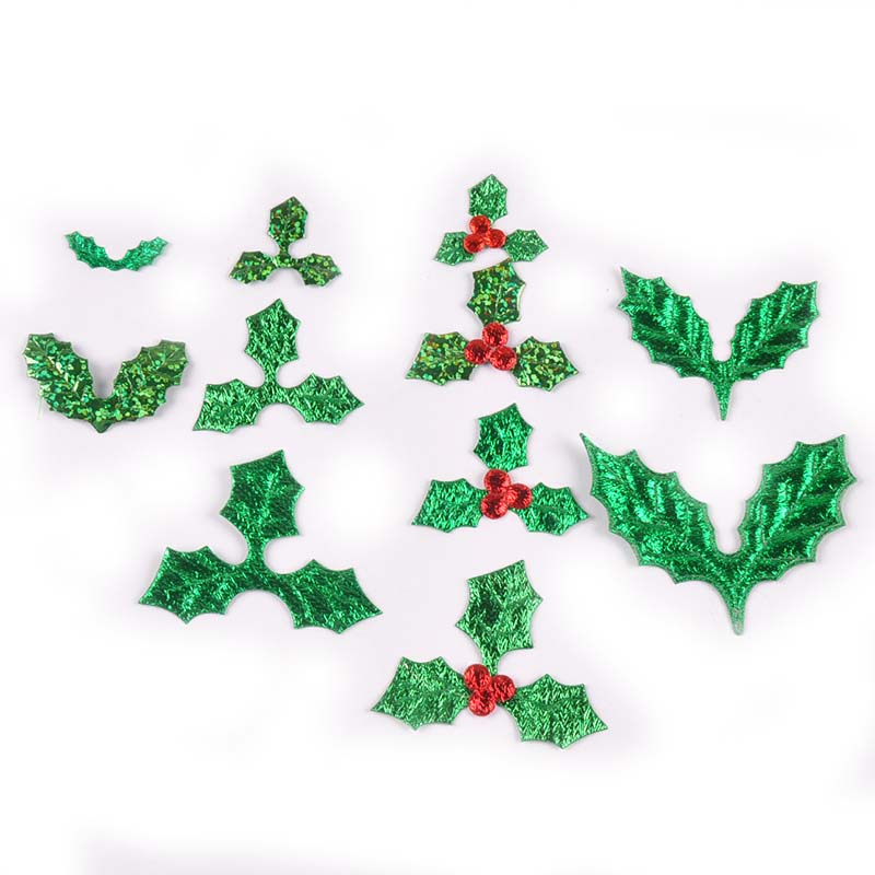 100Pcs 25-60mm Christmas Tree  - Art Craft With Leaves 评论和价格