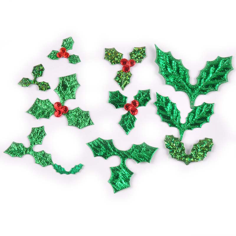 100Pcs 25-60mm Christmas Tree  - Art Craft With Leaves 评论和价格