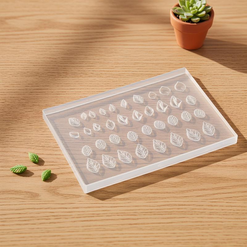 3D Mold Silicone Nail Art Deco - Art Craft With Leaves 评论和价格