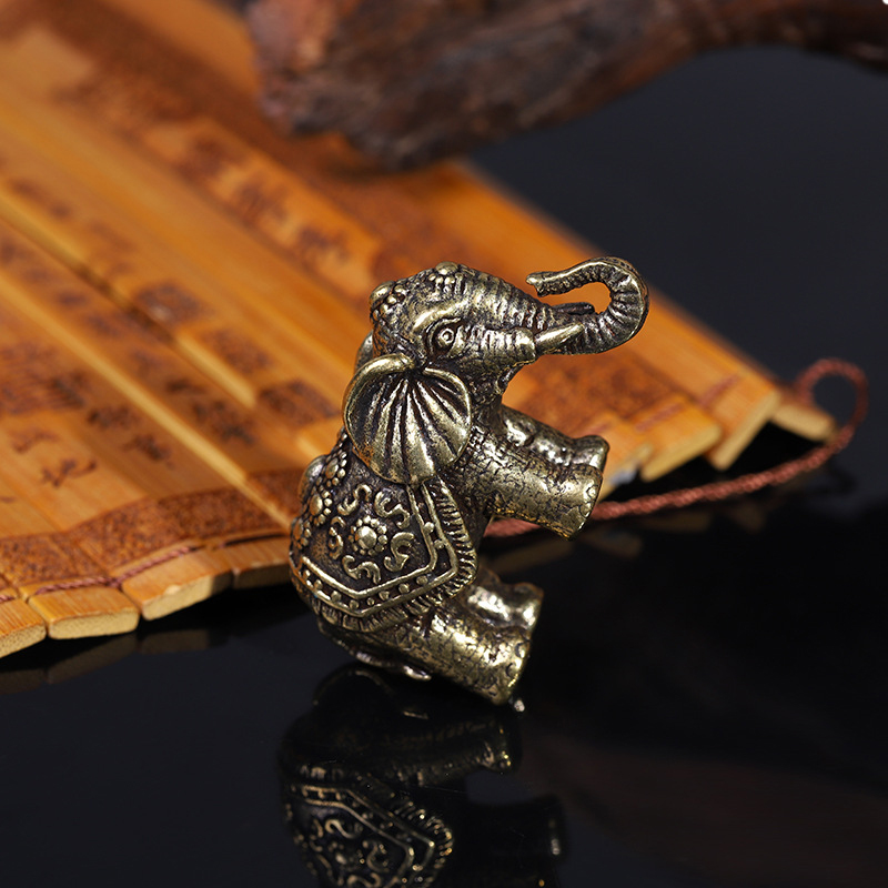 Creative Brass Mini Elephant O - Art Craft Elephant 评论和价格