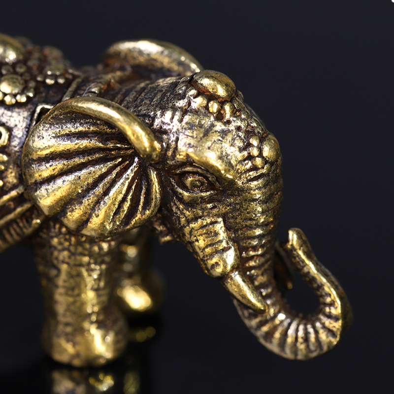 Creative Brass Mini Elephant O - Art Craft Elephant 评论和价格