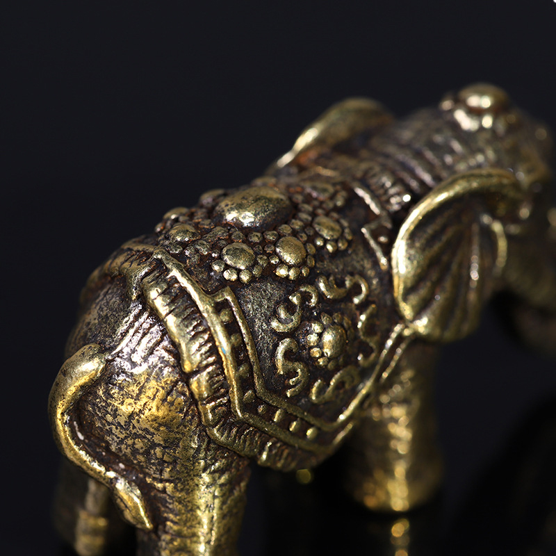 Creative Brass Mini Elephant O - Art Craft Elephant 评论和价格