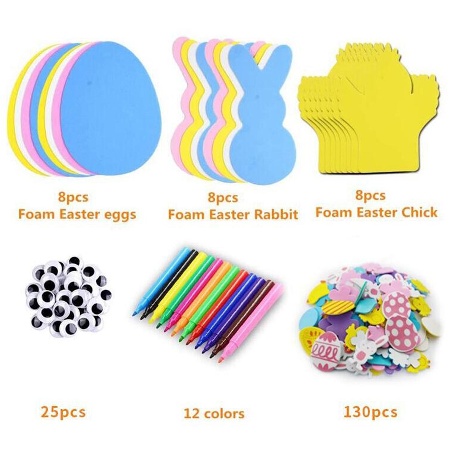 Easter Foam Stickers Set Multi - Art Craft Activities 评论和价格