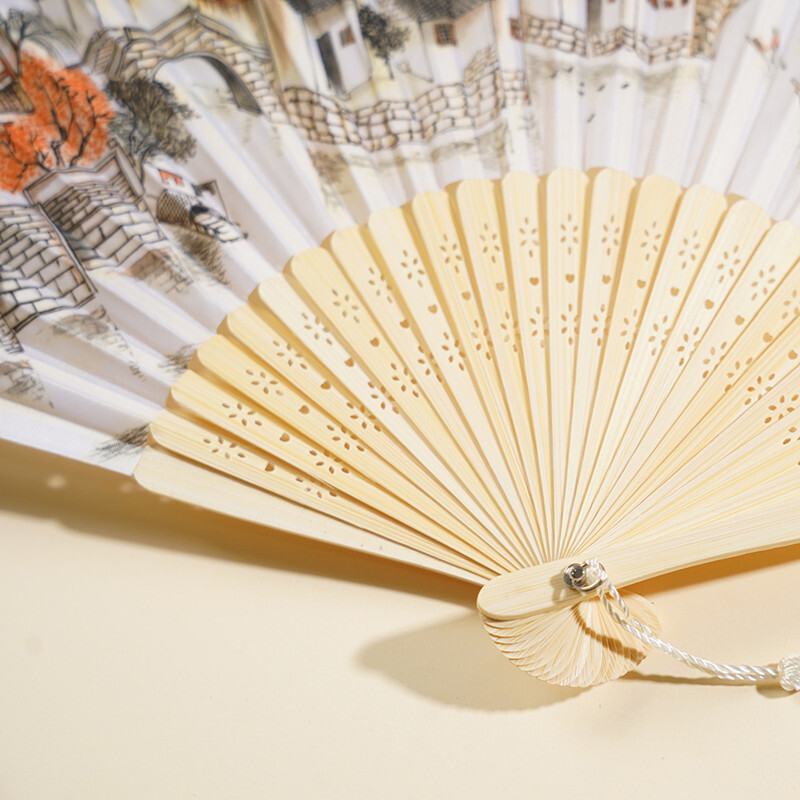 Chinese Silk Folding Fan Vinta - Art Craft Video 评论和价格
