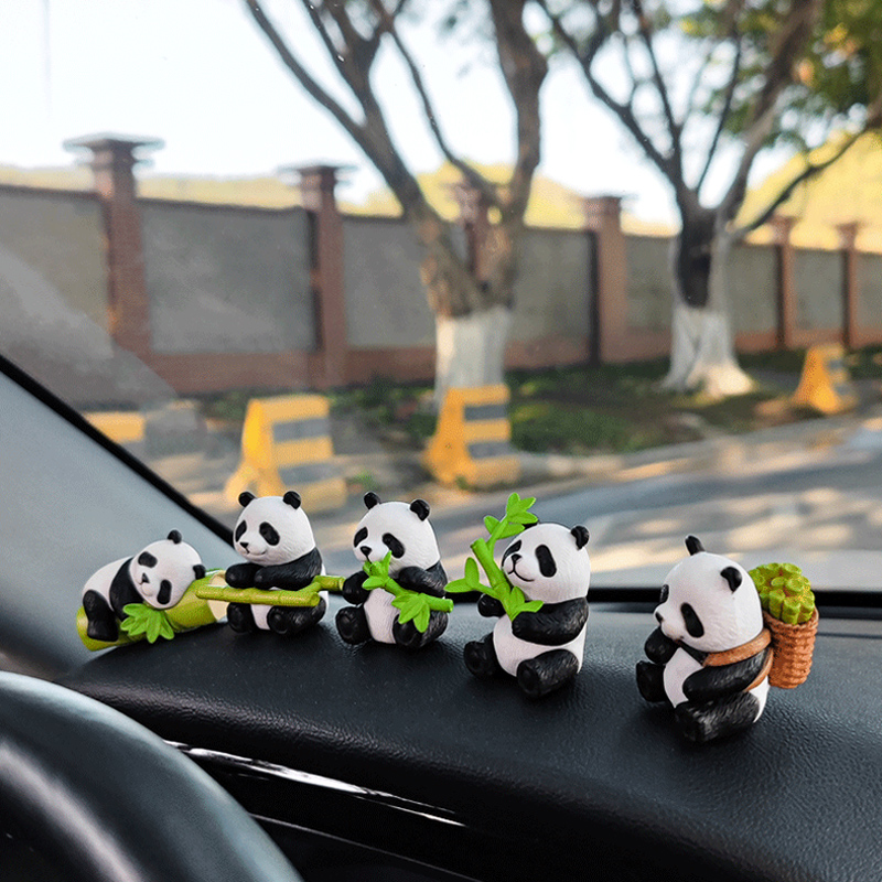New Cute Panda Design Car Cons - Art Craft New Year 评论和价格