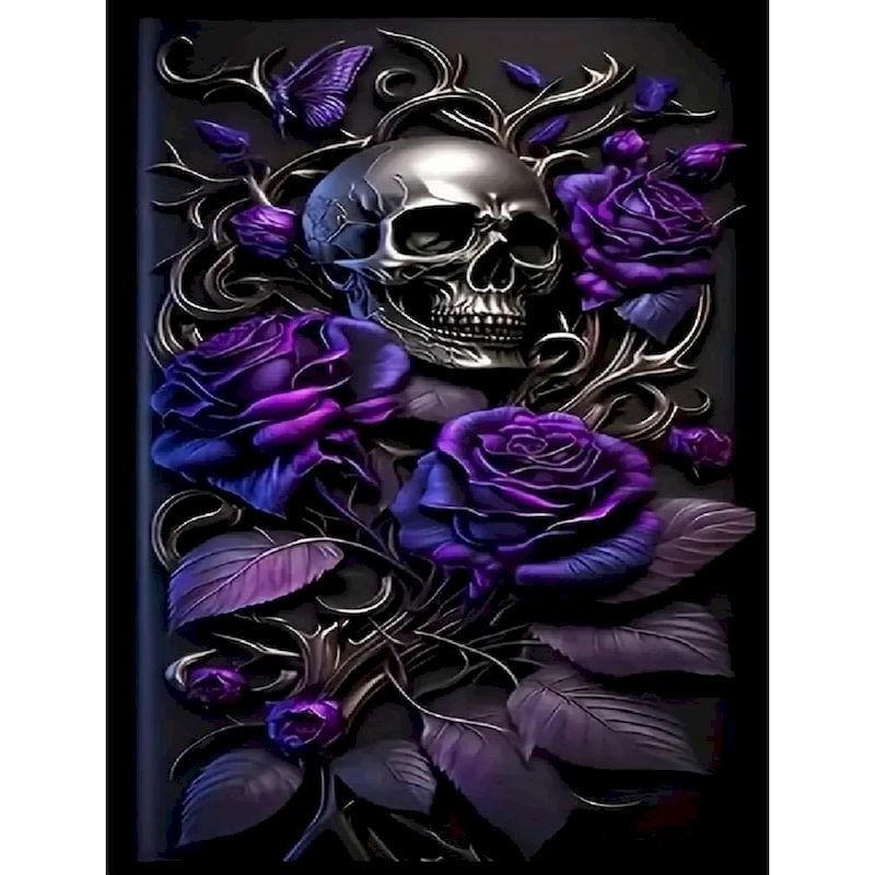 RUOPOTY Flower Skull Diamond P - Art Craft Flower 评论和价格