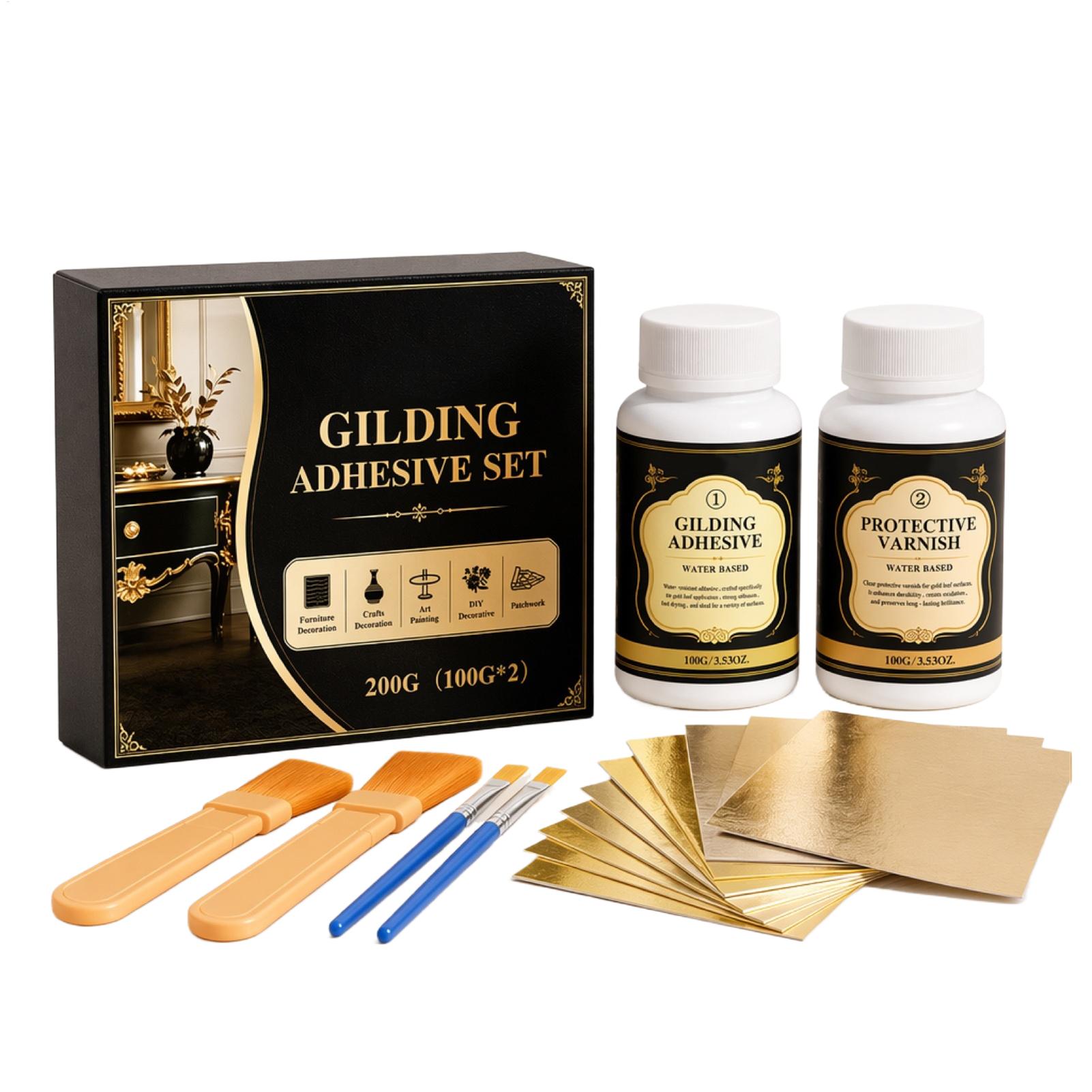 NEW Gilding Adhesive Water-Bas - Art Craft With Leaves 评论和价格