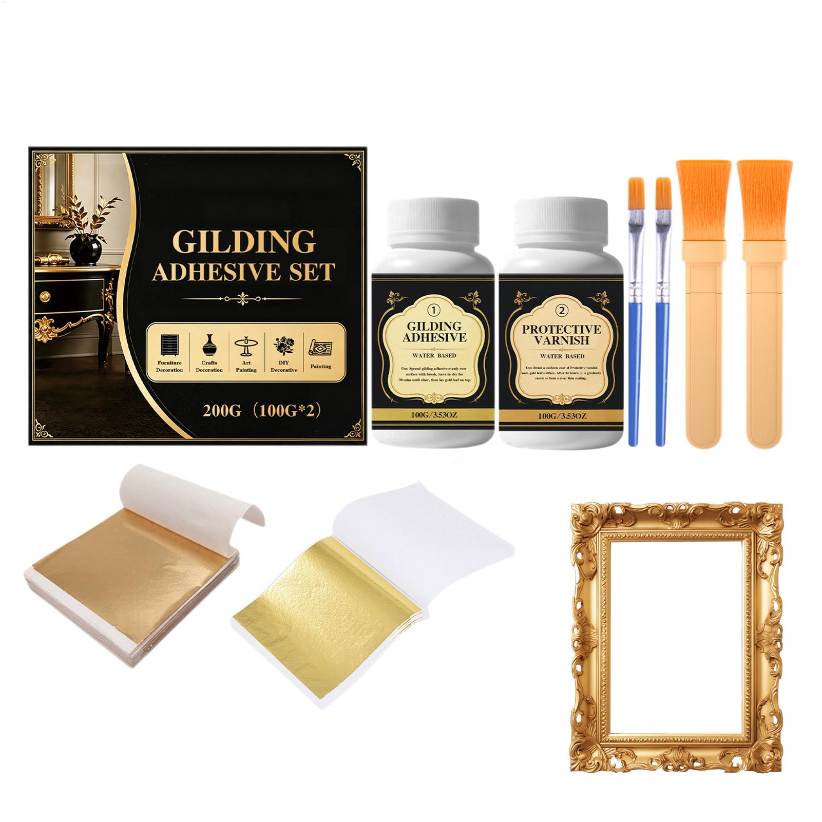 NEW Gilding Adhesive Water-Bas - Art Craft With Leaves 评论和价格