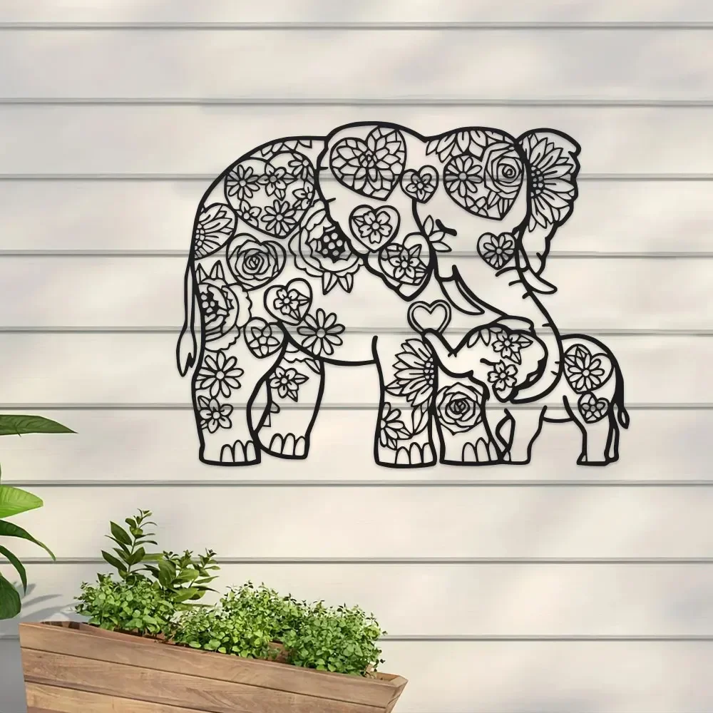 Elegant Minimalist Abstract Ar - Art Craft Elephant 评论和价格
