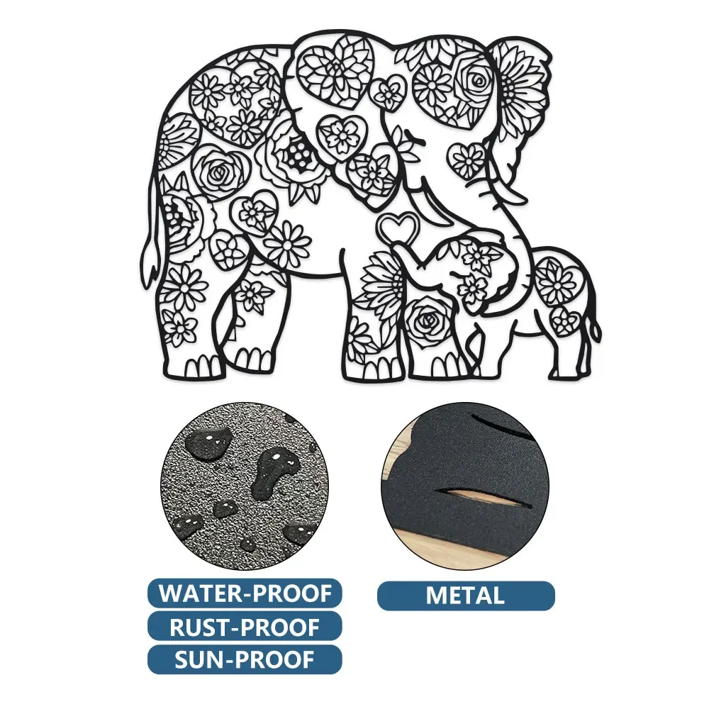 Elegant Minimalist Abstract Ar - Art Craft Elephant 评论和价格