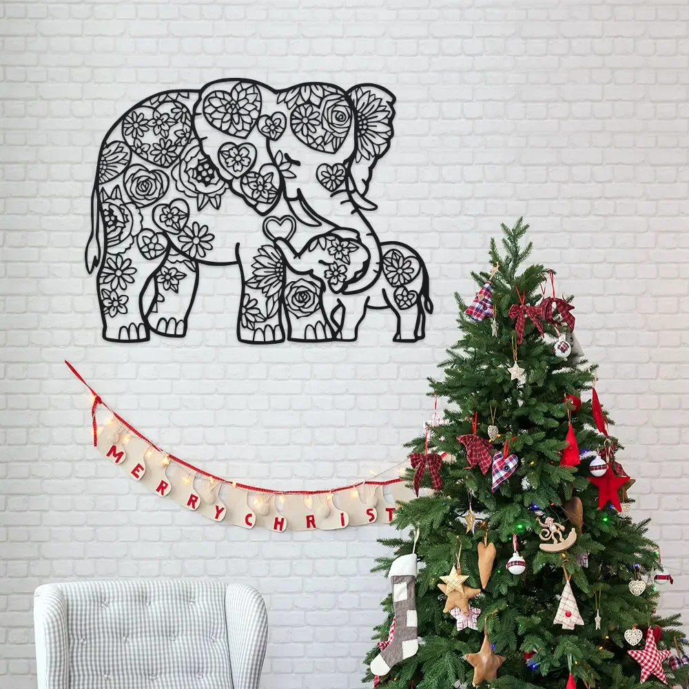 Elegant Minimalist Abstract Ar - Art Craft Elephant 评论和价格