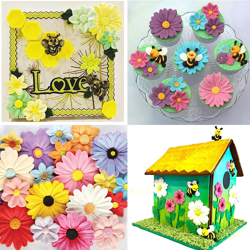 Daisy Fondant Mold Chrysanthem - Art Craft Flower 评论和价格