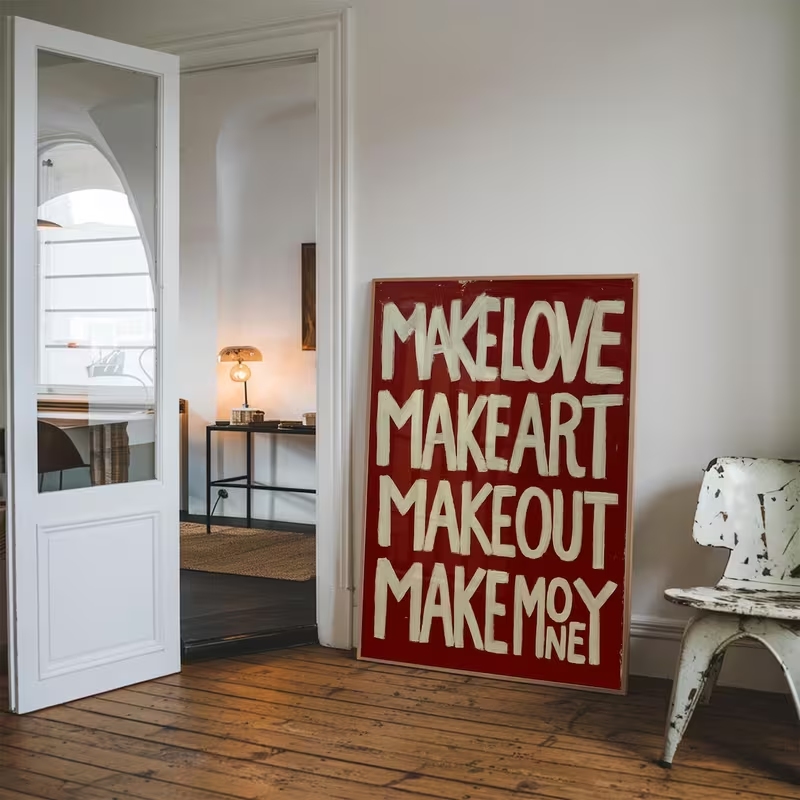 Modern,Retro Self Made Love Ki - Art Craft Love 评论和价格