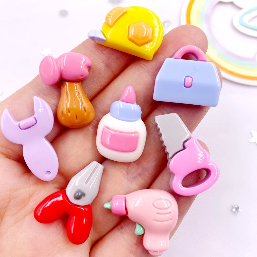 Resin Colorful 3D Pliers Hamme - Art Craft Glue 评论和价格