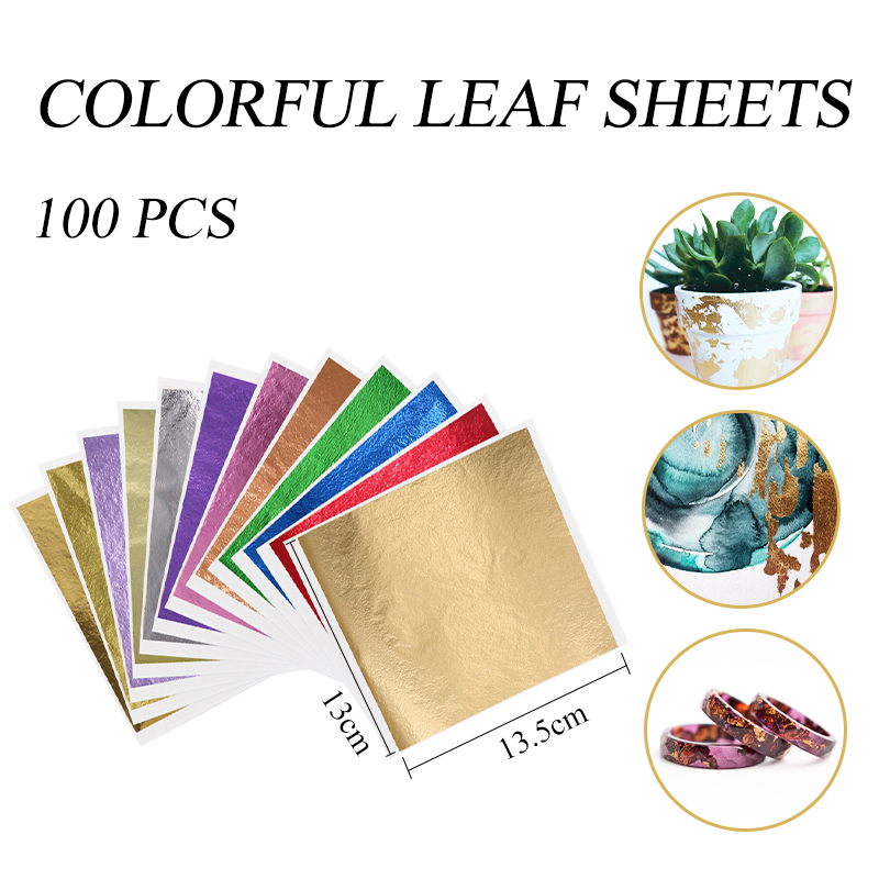 13x13.5cm Black Foil Paper Gol - Art Craft With Leaves 评论和价格