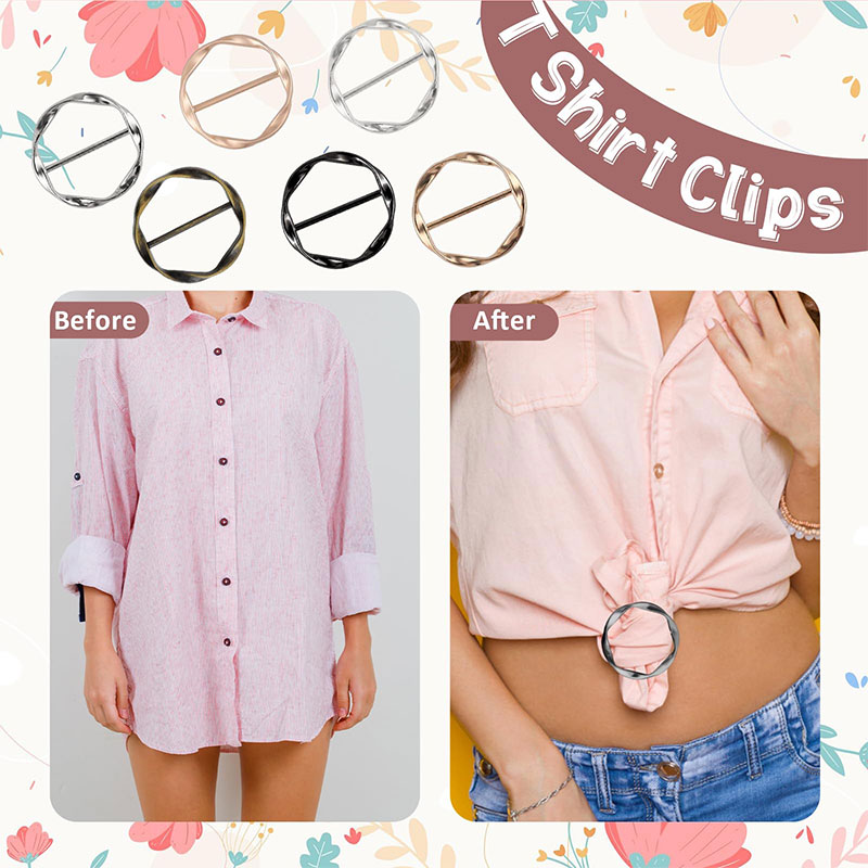 5Pcs Silk Scarf Ring Clip T-sh - Silk Painting Dye 评论和价格