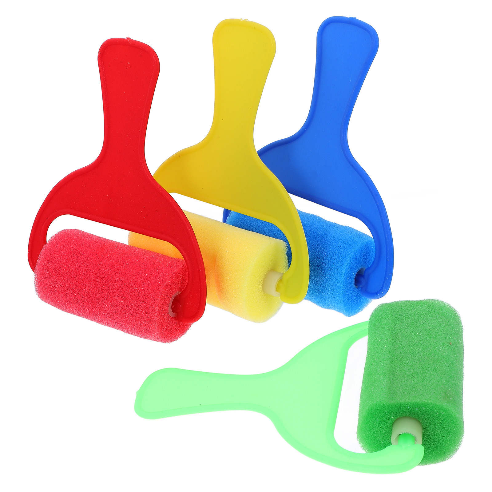4Pcs Painting Roller Set Spong - Art And Craft With Paint 评论和价格