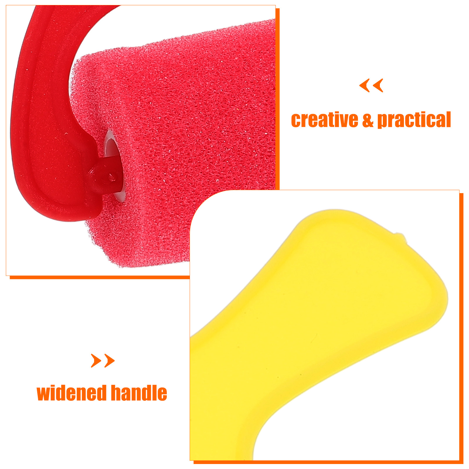 4Pcs Painting Roller Set Spong - Art And Craft With Paint 评论和价格