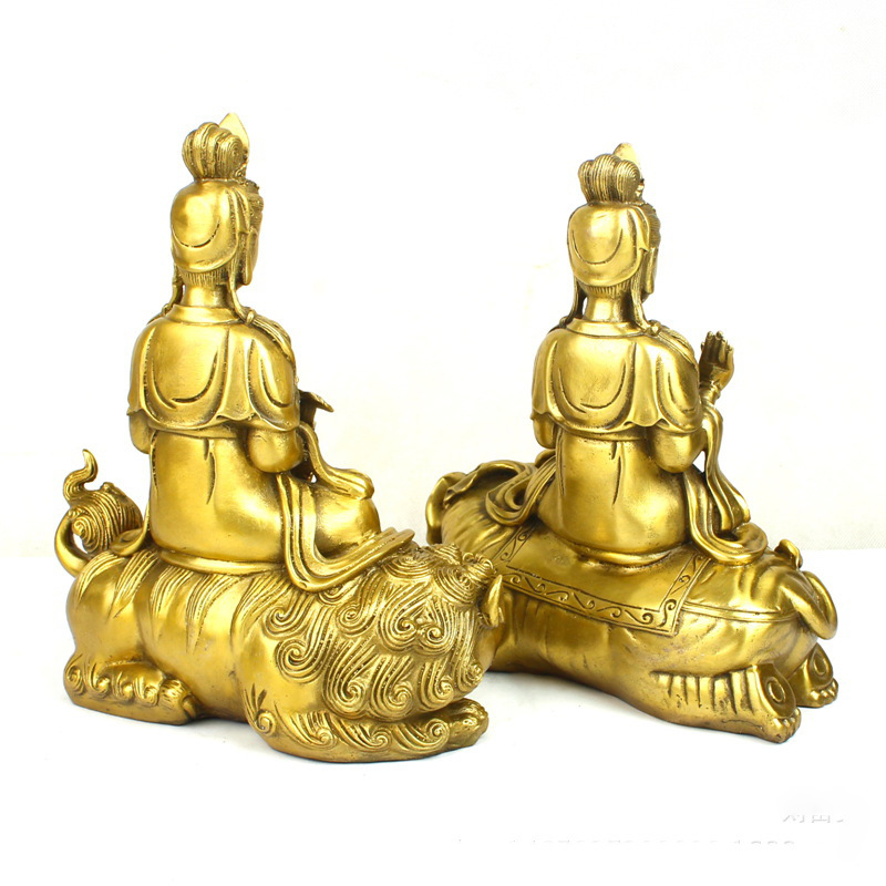 Manjushri Samantabhadra Buddha - Art Craft Elephant 评论和价格