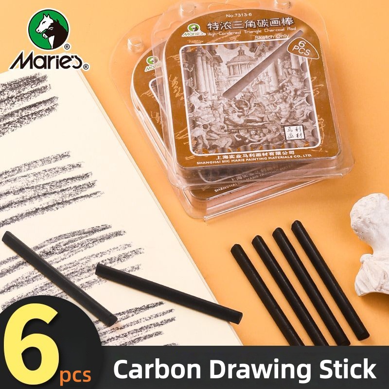Triangle charcoal drawing stic - Sketching Charcoal Set 评论和价格