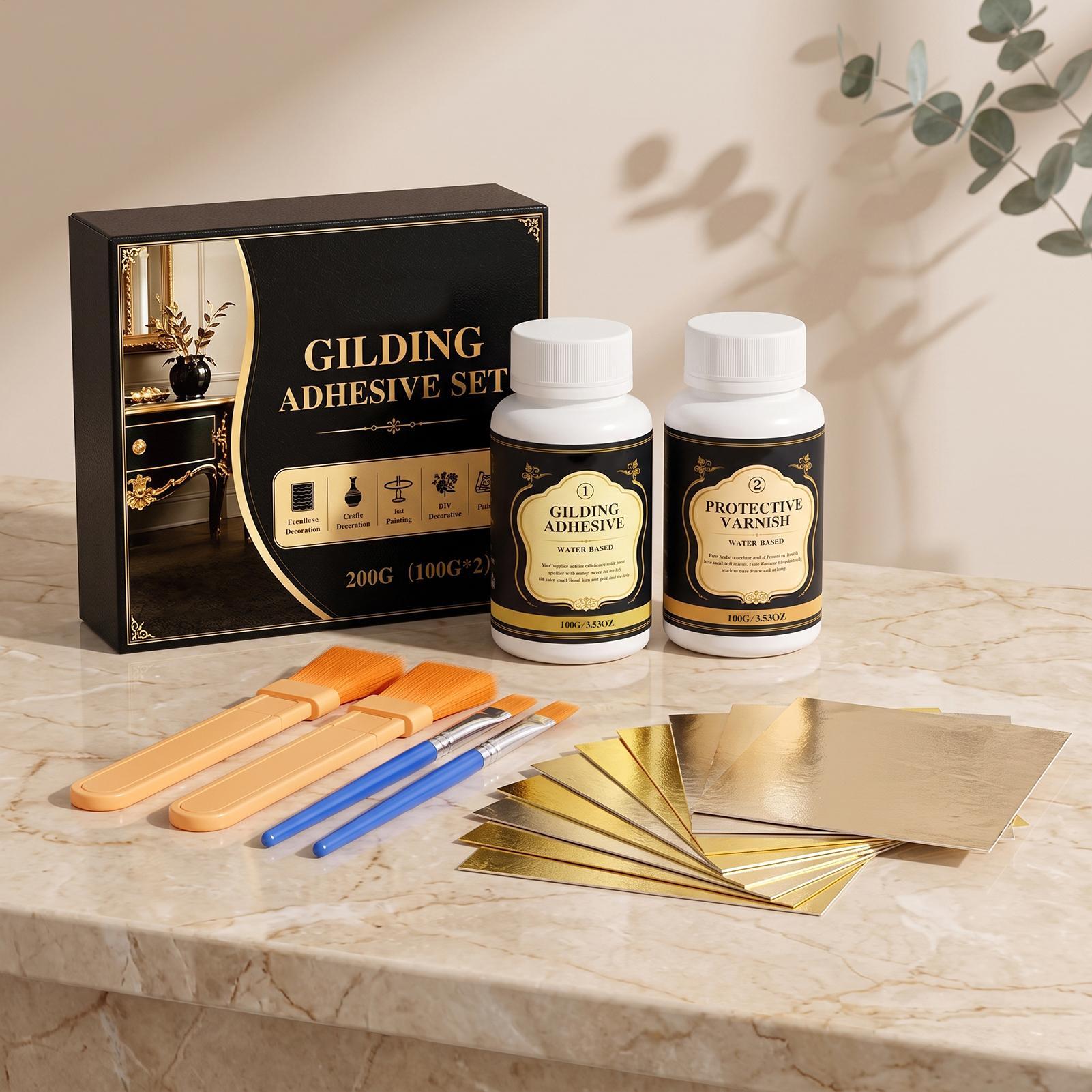 Gilding Adhesive Water-Based L - Art Craft With Leaves 评论和价格
