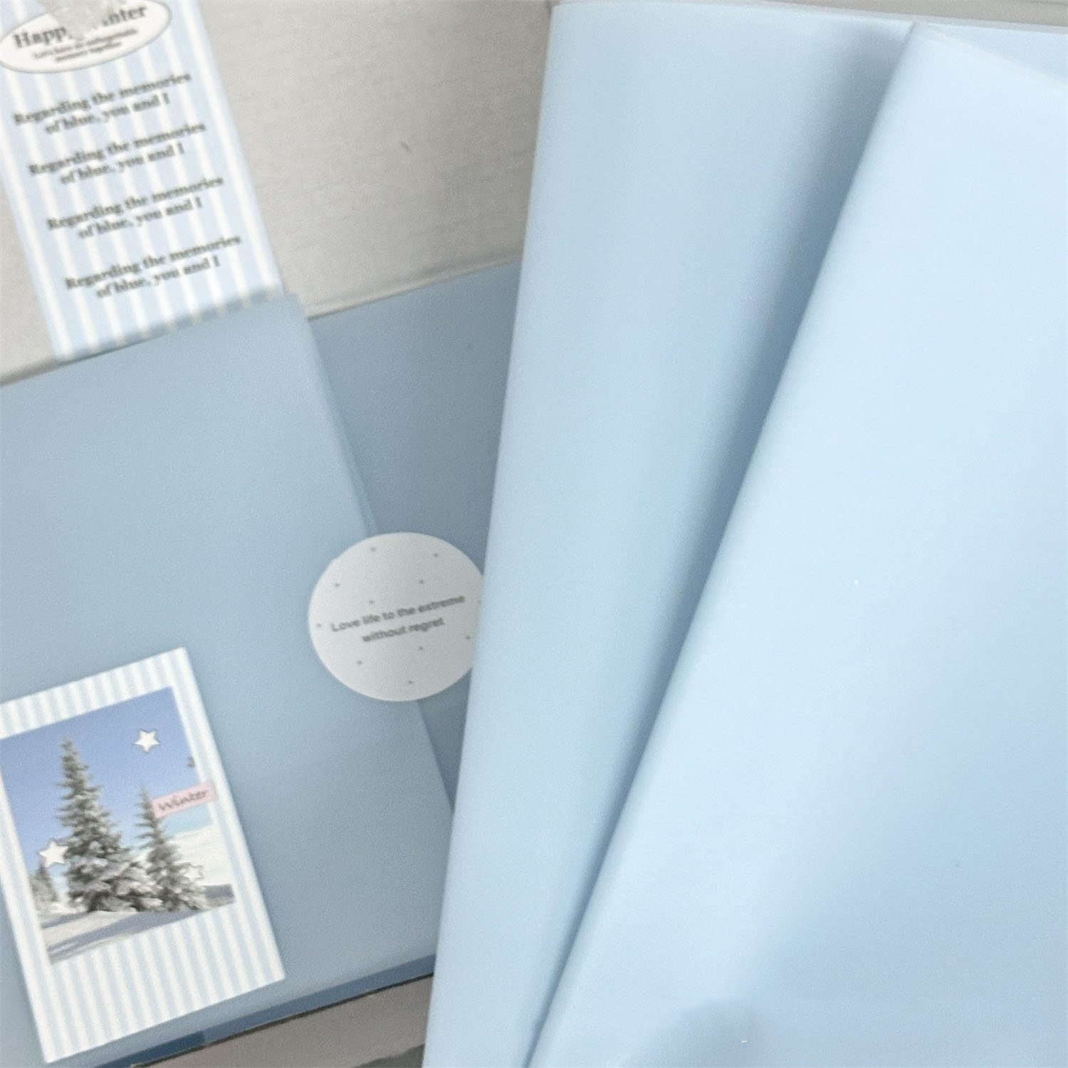 5 Sheets/Pack White Blue Green - Art Craft New Year 评论和价格