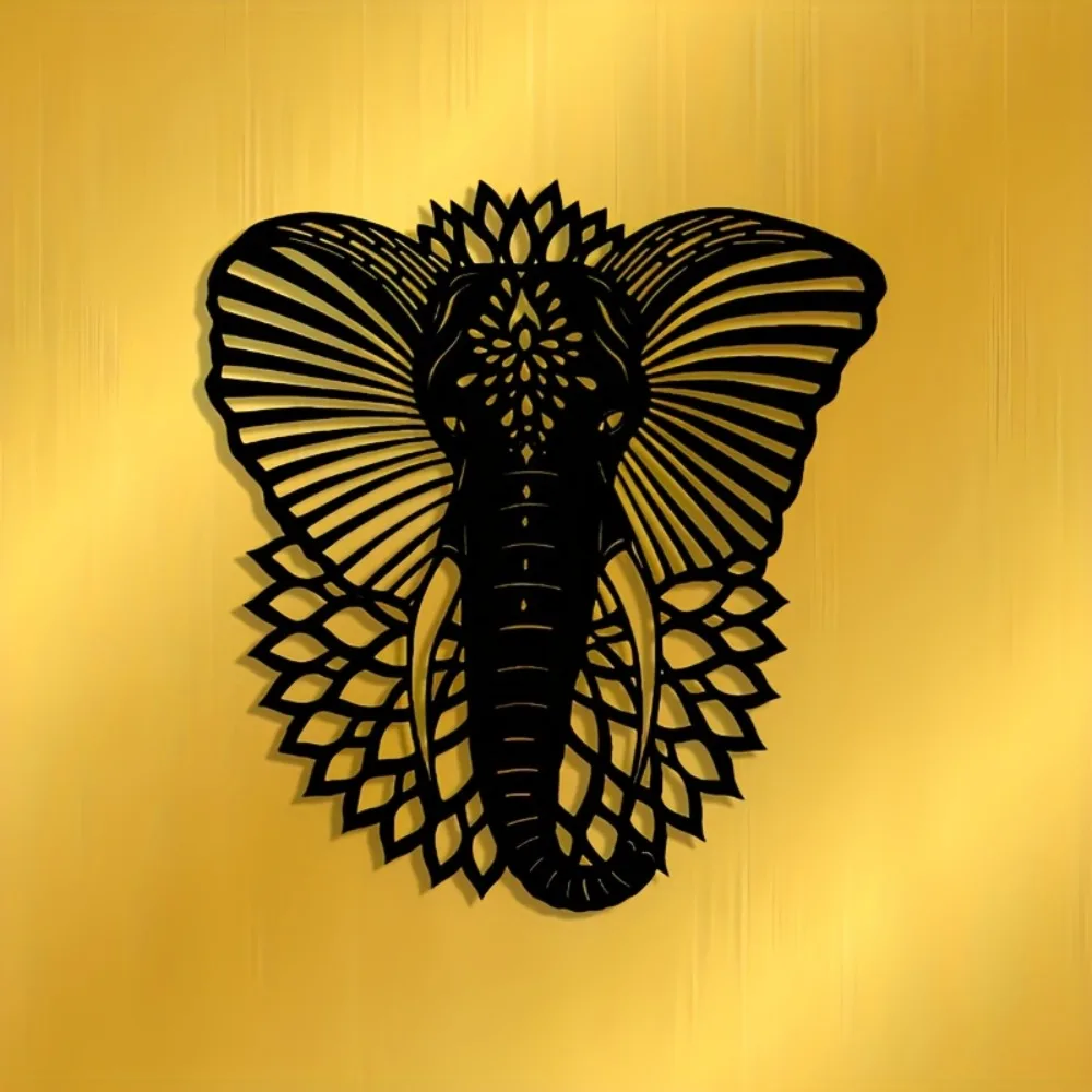 CIFBUY Metal Wall Art Elephant - Art Craft Elephant 评论和价格