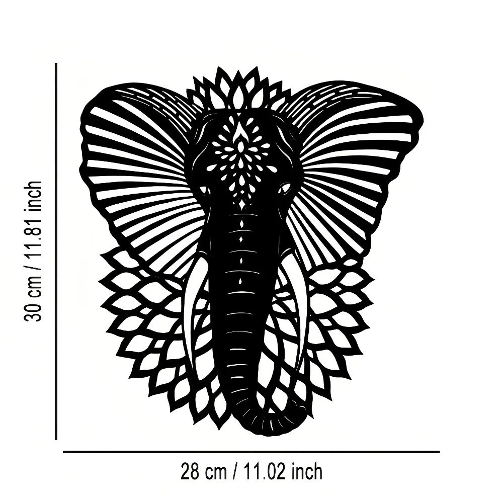 CIFBUY Metal Wall Art Elephant - Art Craft Elephant 评论和价格