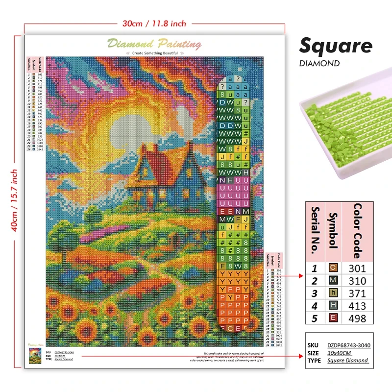 DIY 5D Diamond Painting, Sword - Art Craft Online 评论和价格