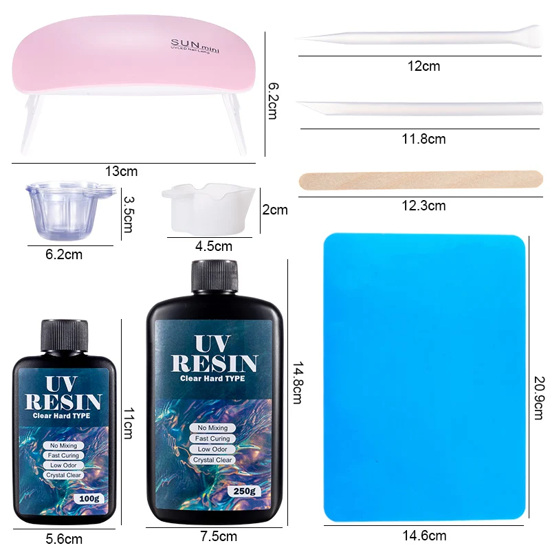 Hard UV Resin Glue Kit Fast Cu - Art Craft Glue 评论和价格