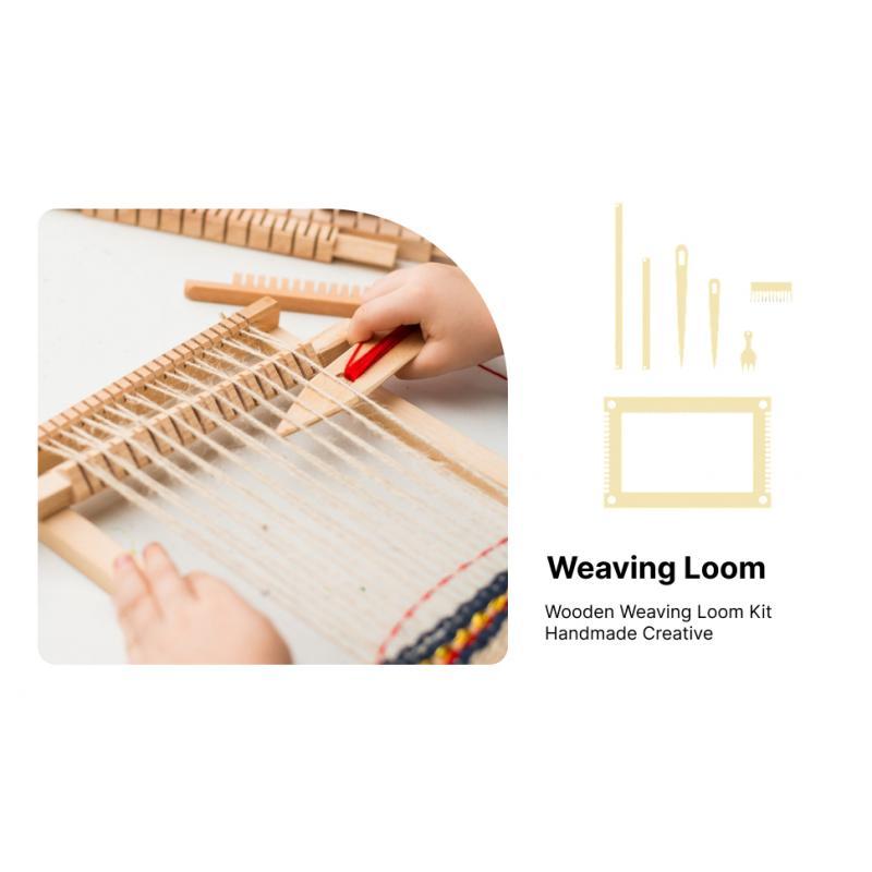 Wooden Weaving Loom Kit Handcr - Loom Weaving Frame 评论和价格