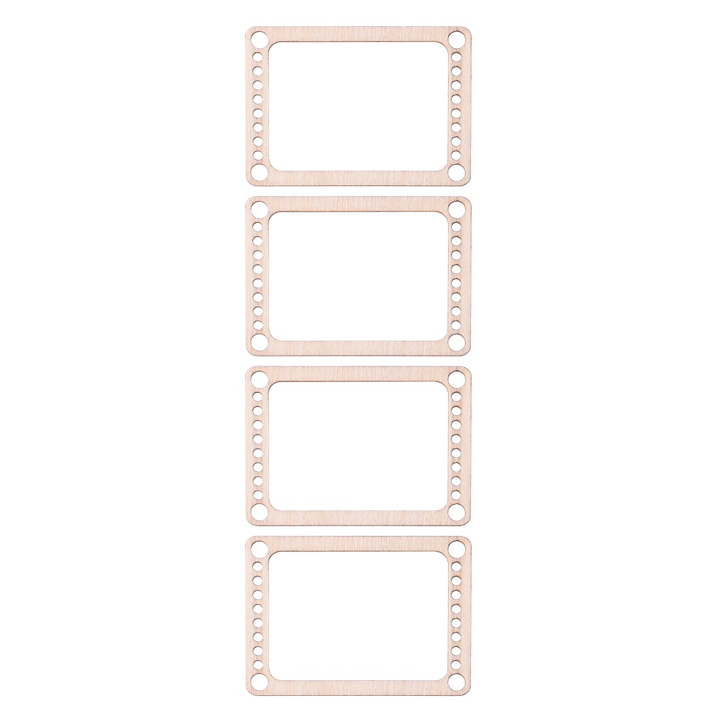 4pcs Practical Wooden Weaving  - Loom Weaving Frame 评论和价格