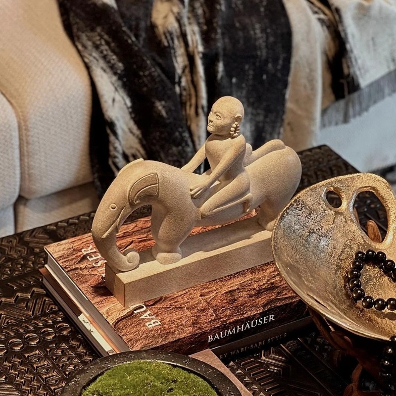 Creative Abstract Character Ri - Art Craft Elephant 评论和价格