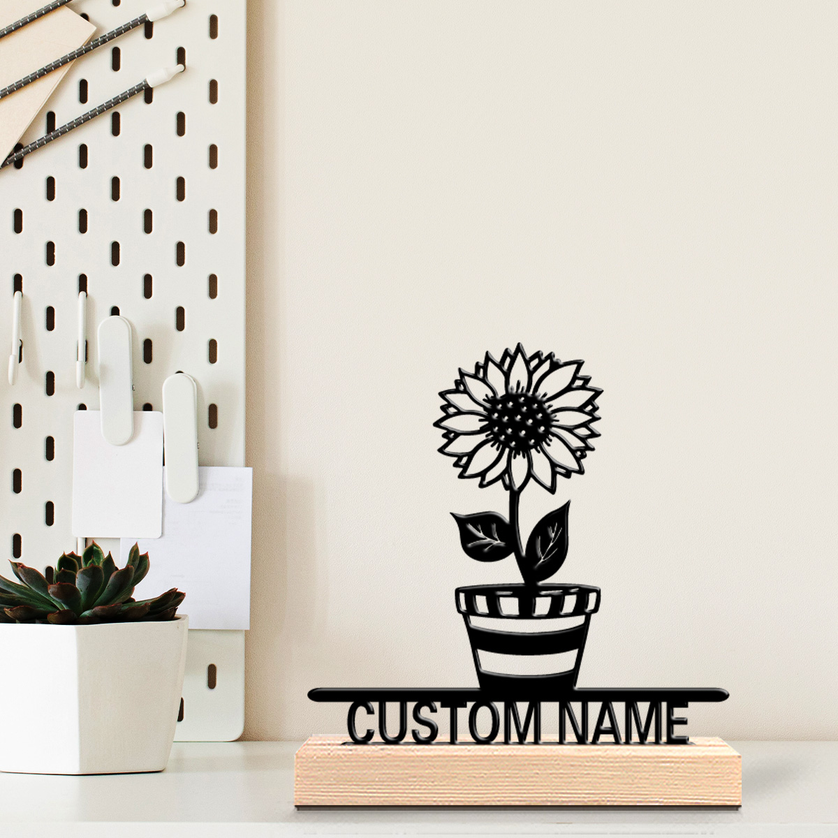 1pc Simple flower Customized N - Art Craft Names 评论和价格