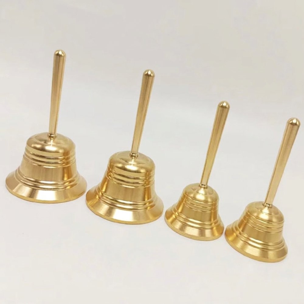 Decorative Brass Hand Bell Sol - Art Craft Event 评论和价格