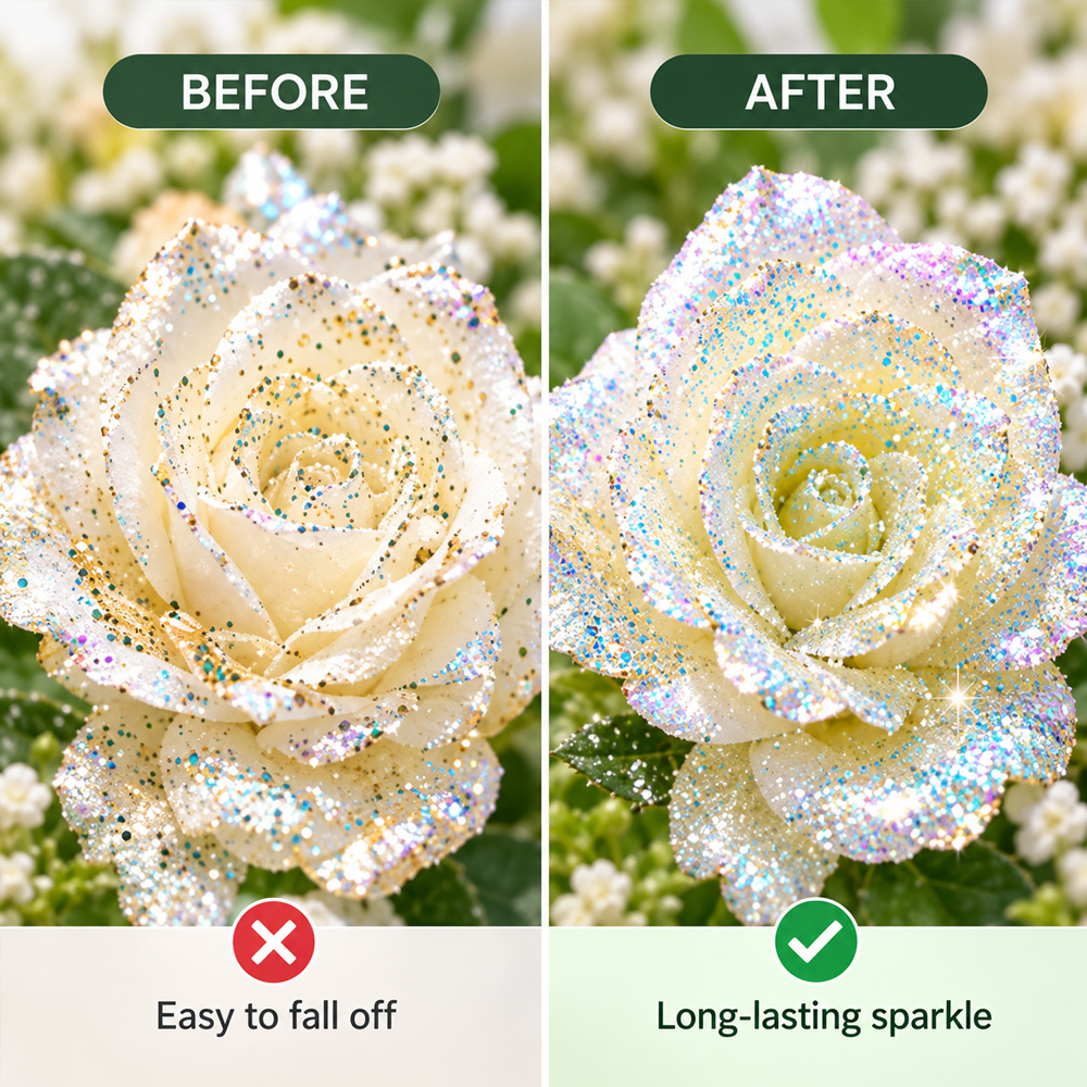 Floral Glitter Spray Kit with  - Art Craft Flower 评论和价格