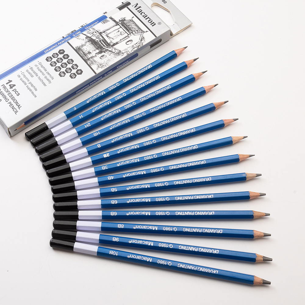 14Pcs Professional Sketch Char - Sketching Charcoal Set 评论和价格