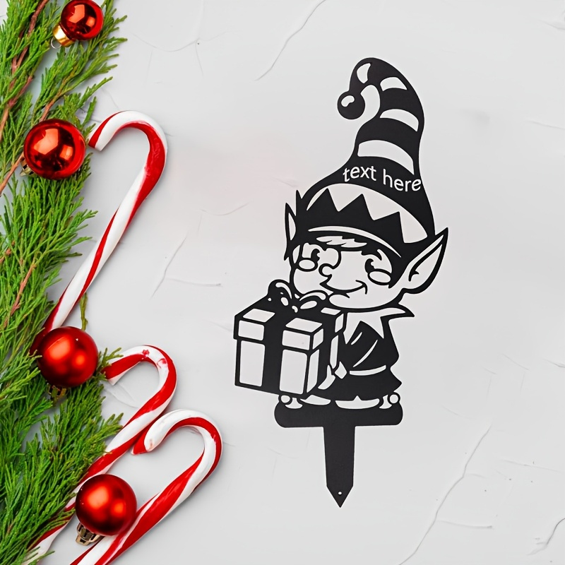 CIFBUY Christmas Elf Metal Wal - Art And Craft With Paint 评论和价格