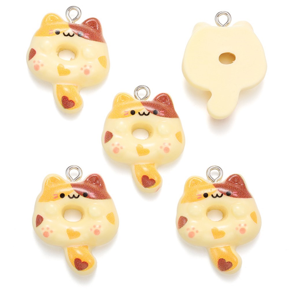 10Pcs Kawaii Cartoon Cat Resin - Art Crafting 评论和价格