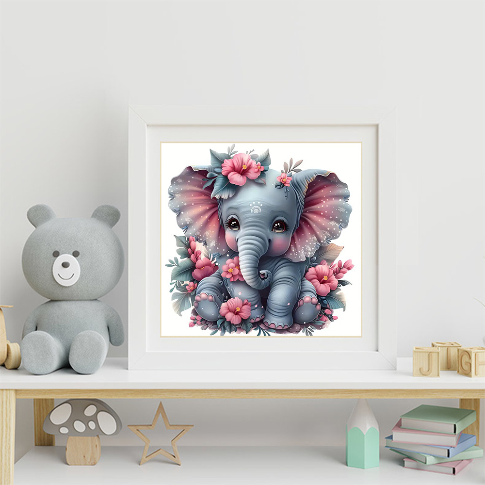 HUACAN Diamond Painting Animal - Art Craft Elephant 评论和价格