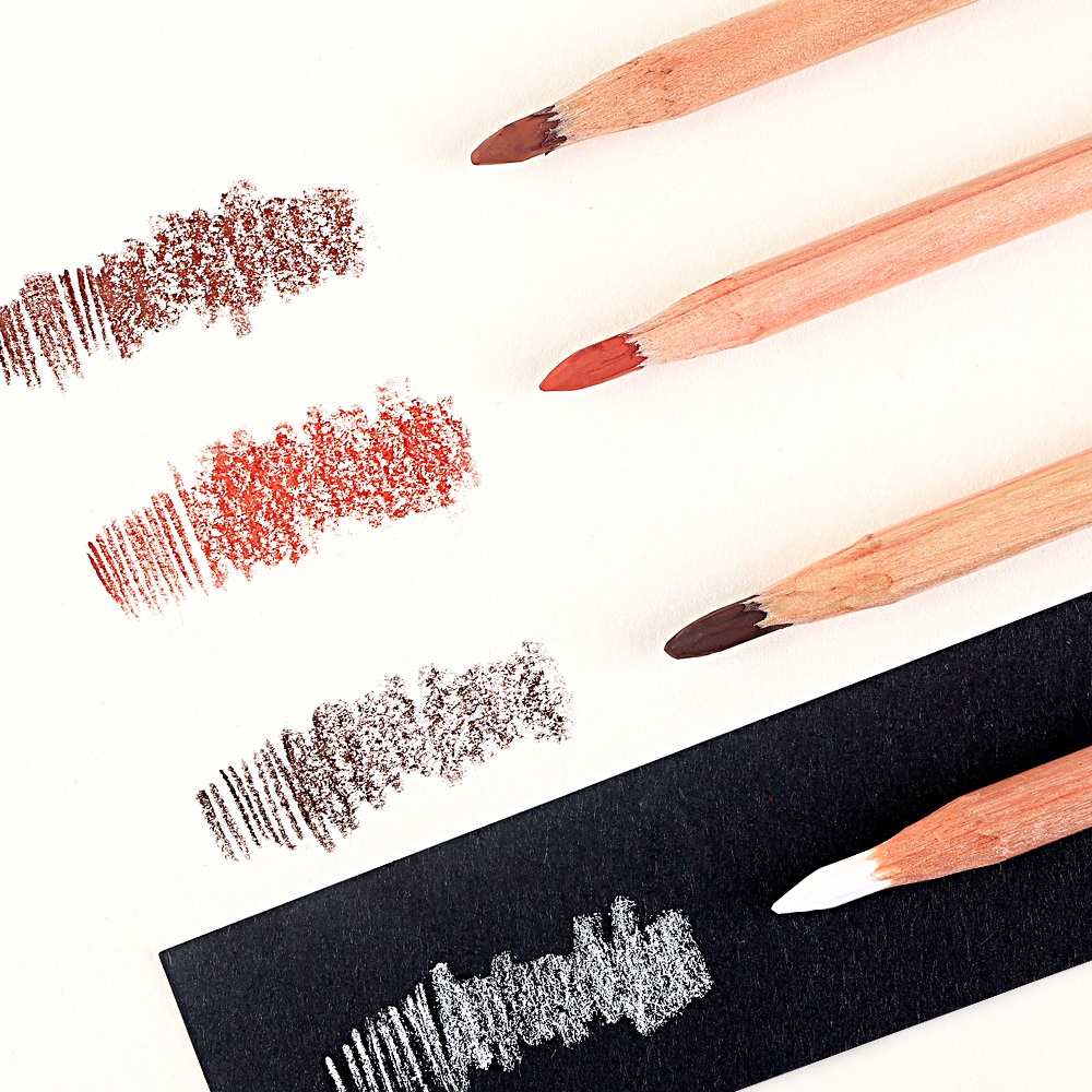 4Pcs Professional Sketch Charc - Sketching Charcoal Set 评论和价格