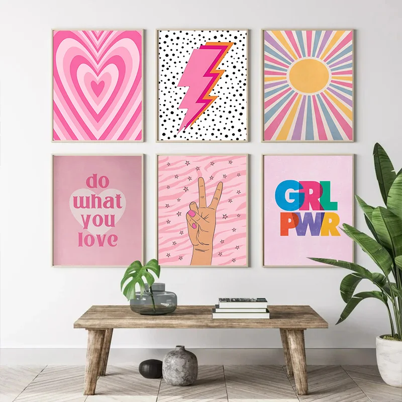 Abstract Pink Lightning Gradie - Art Craft Love 评论和价格